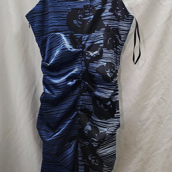 Ladies le chateau Stylish Blue Cocktail Evening Dress – Size S. - Picture 3 of 8